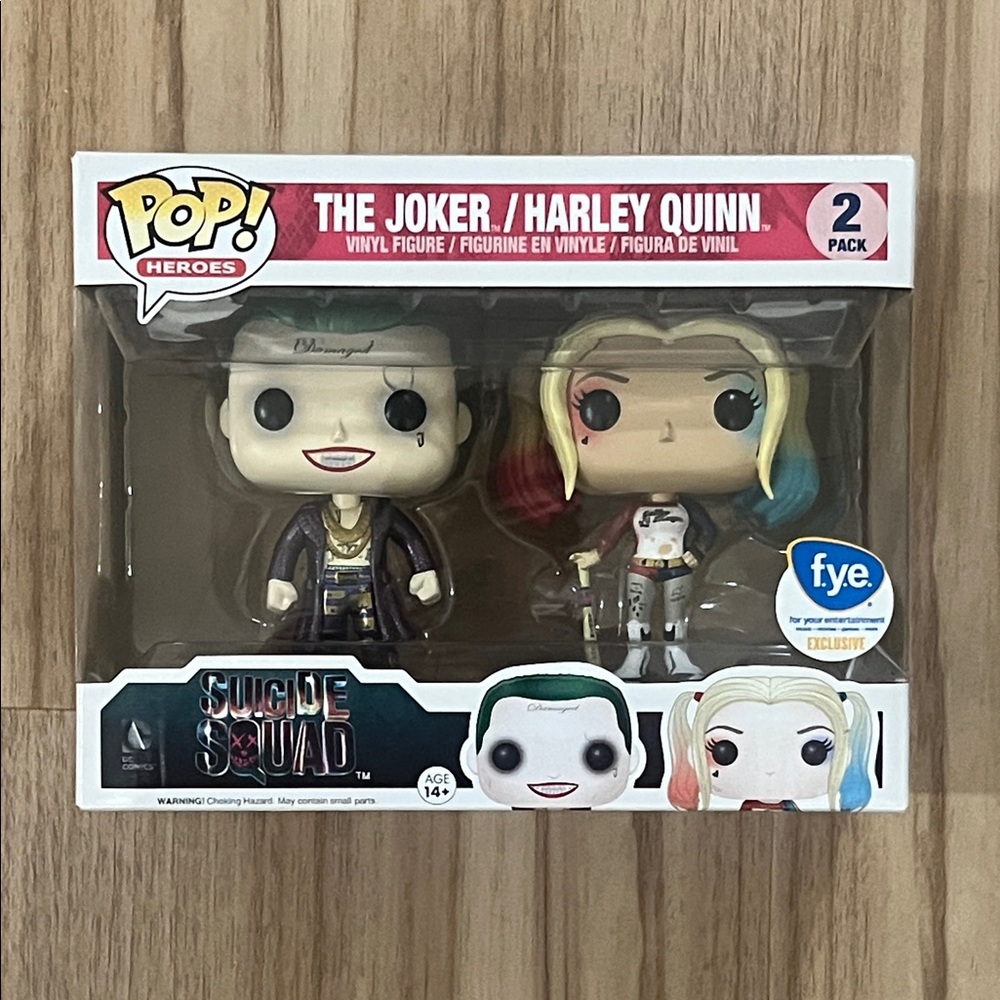 Funko Pop! DC Comics Suicide Squad 2 Pack The Joker / Harley Quinn.